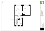 Charmante 2 Zimmer Wohnung - Grundriss Oss. 1 301