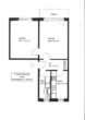 Charmante 2raum Wohnung mit Aufzug - Grundriss Lgr.,Orb.,Feldstr. 2raum