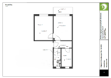 Charmante 2Raumwohnung - Grundriss Orb. 34, 202